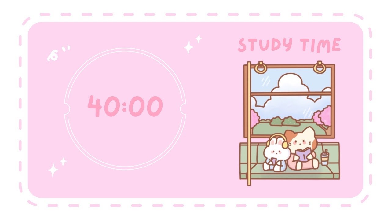 Study with Mr. Muffin 🌸 4-Hour Deep Focus, 40/10 Pomodoro Study timer | Chill Lofi Music ✨