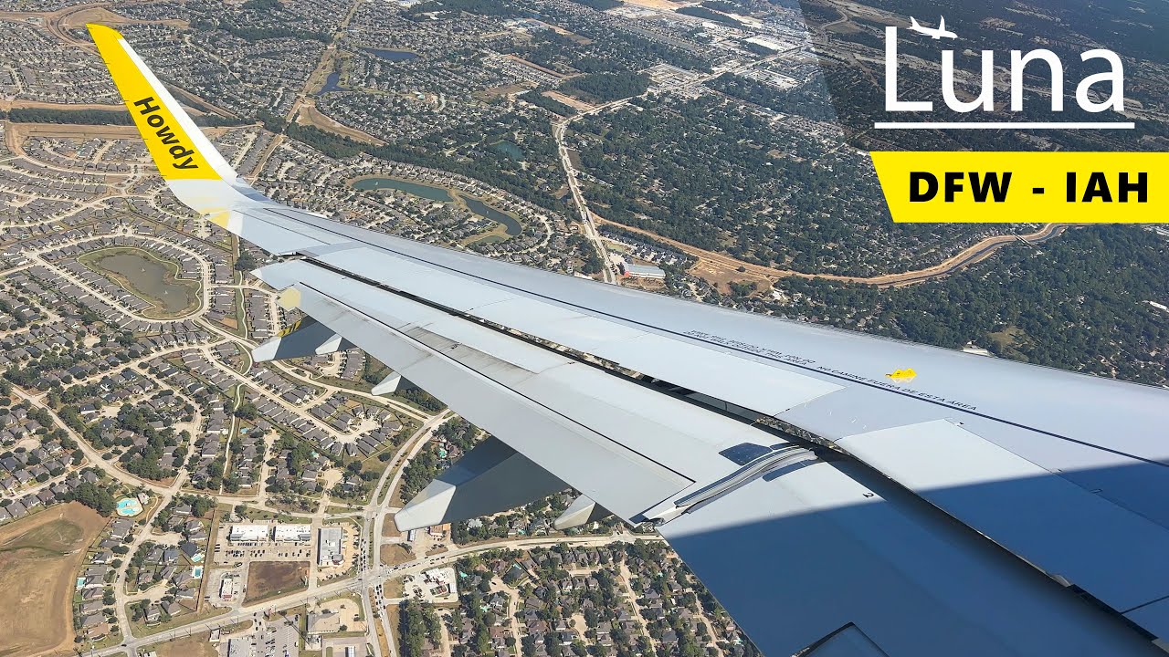 Full Flight - Spirit Airlines Airbus A321neo Flight From Dallas/Fort Worth to Houston