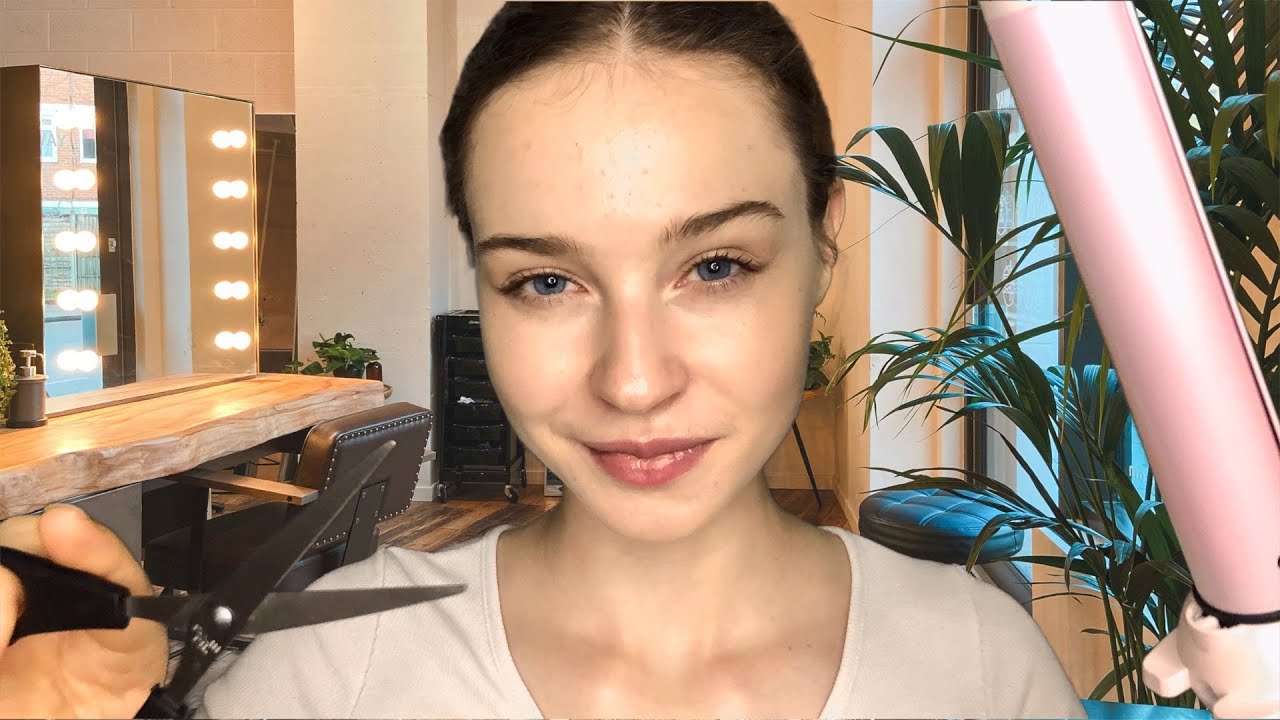 ASMR Hair Salon Roleplay ✂️ | Haircut & Wash, Scalp Massage & Hair Styling | Layered Sounds