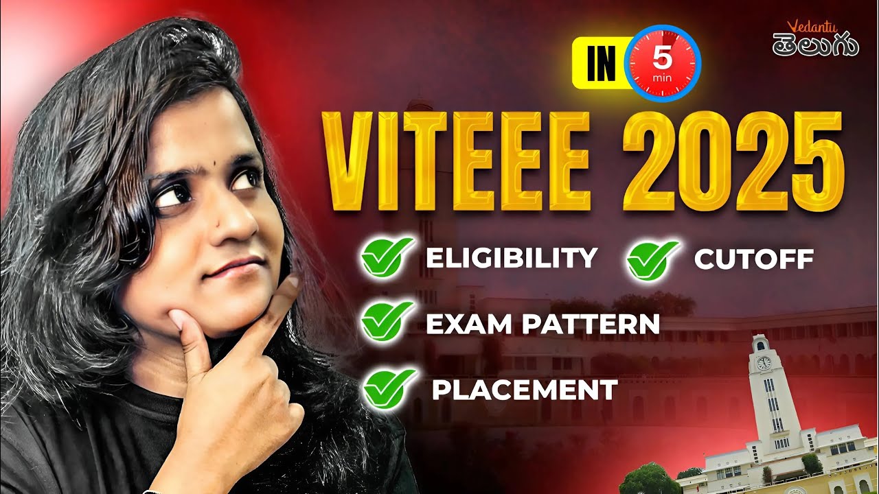 [ All About VITEEE 2025 in 5 Mins ] Eligibility, Cutoff, Exam Pattern & Placement