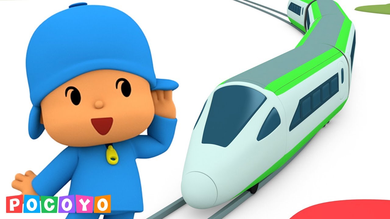 🚂 Junte-se ao Pocoyo e entre no trem | Pocoyo 🇧🇷 Português Brasil | Desenhos animados para crianças
