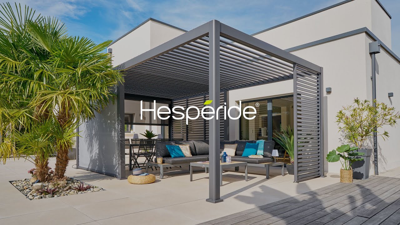 Hespéride | Pergola Evora — montage des accessoires