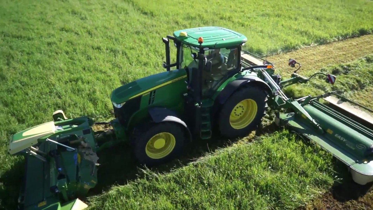 Krone EC B 870 CVK Perhosniittomurskain + Mattokuljettimet