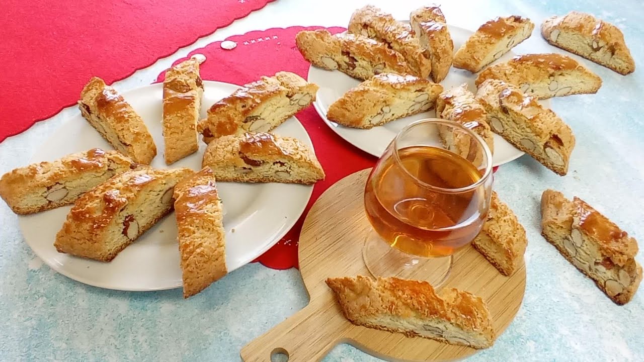 CANTUCCI ALLE MANDORLE - I BISCOTTI DELLE FESTE - CROCCANTI E BUONISSIMI!!!