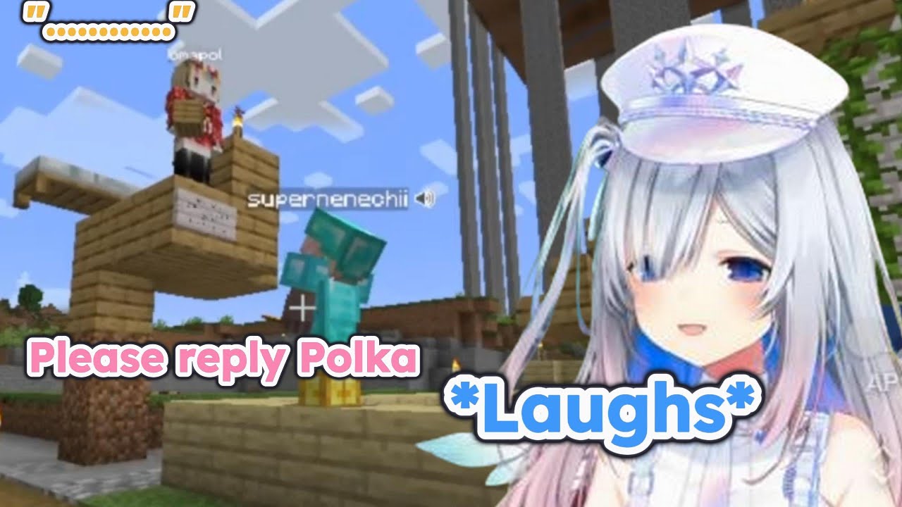 Kanata and Nenechi being Funny infront of Polka Live Camera