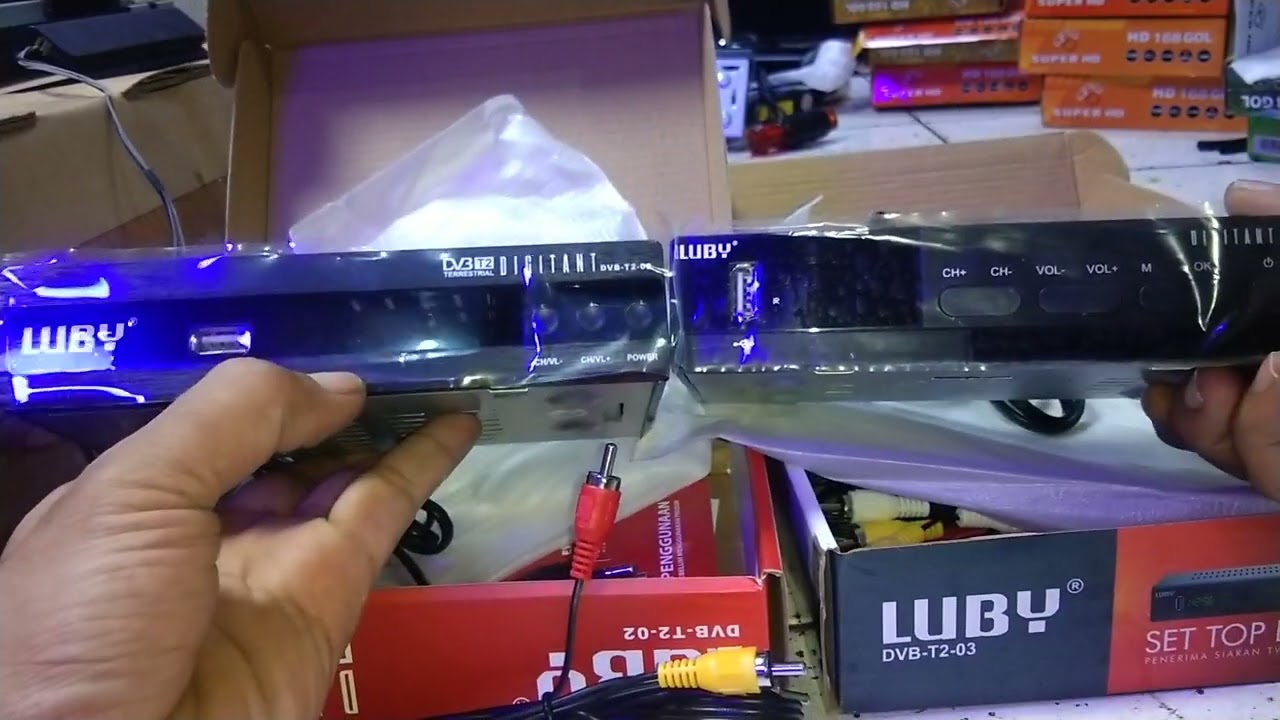 part 1 Test Stb Luby 02 vs Luby 03 Unboxing Ruwet