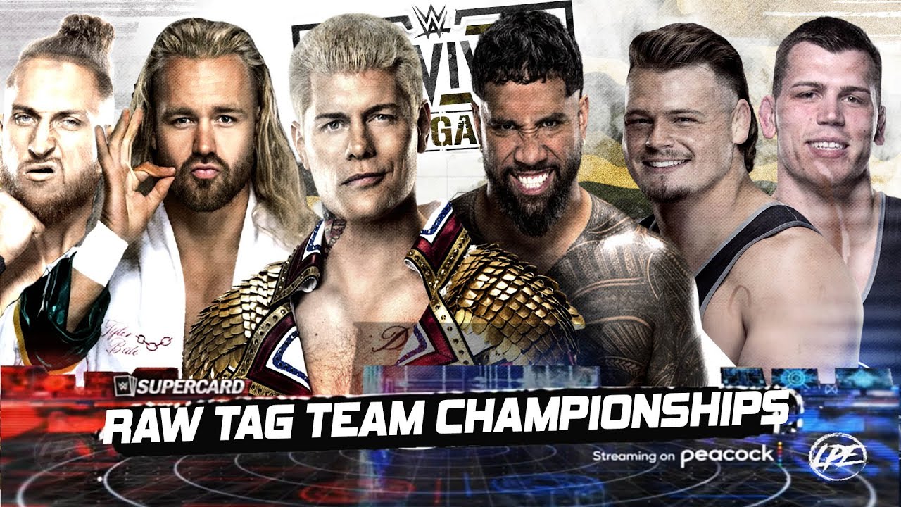 WWE2K24 | New Catch Republic vs. Cody Rhodes & Jey Uso vs. Creed Brothers | Raw Tag Team Title Match