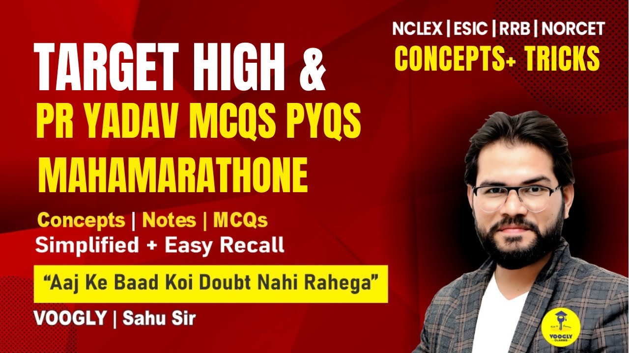 PR Yadav Special | Target High Solution Class 843 for #AIIMS #NORCET | #Voogly #SahuSir