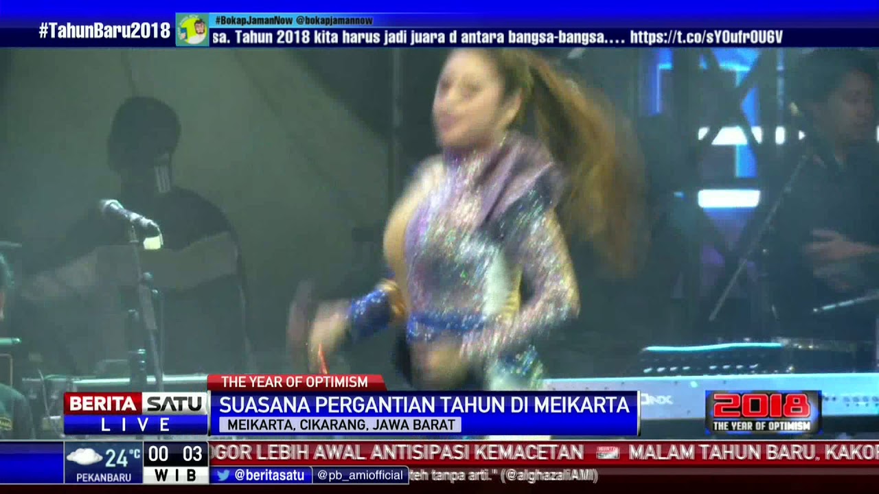 Hitung Mundur Pergantian Tahun Baru 2018 di Jakarta