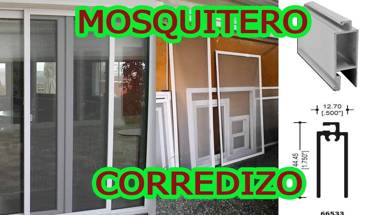 COMO HACER MOSQUITERO CORREDIZO DE ALUMINIO FACIL #tools #turorial #facil