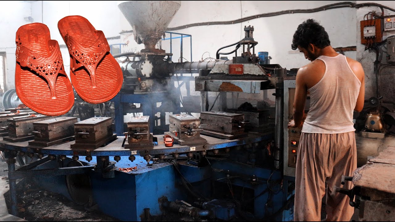 How Plastic Shoes Are Made | Plastic Nylon PCU Shoes Factory Pakistan