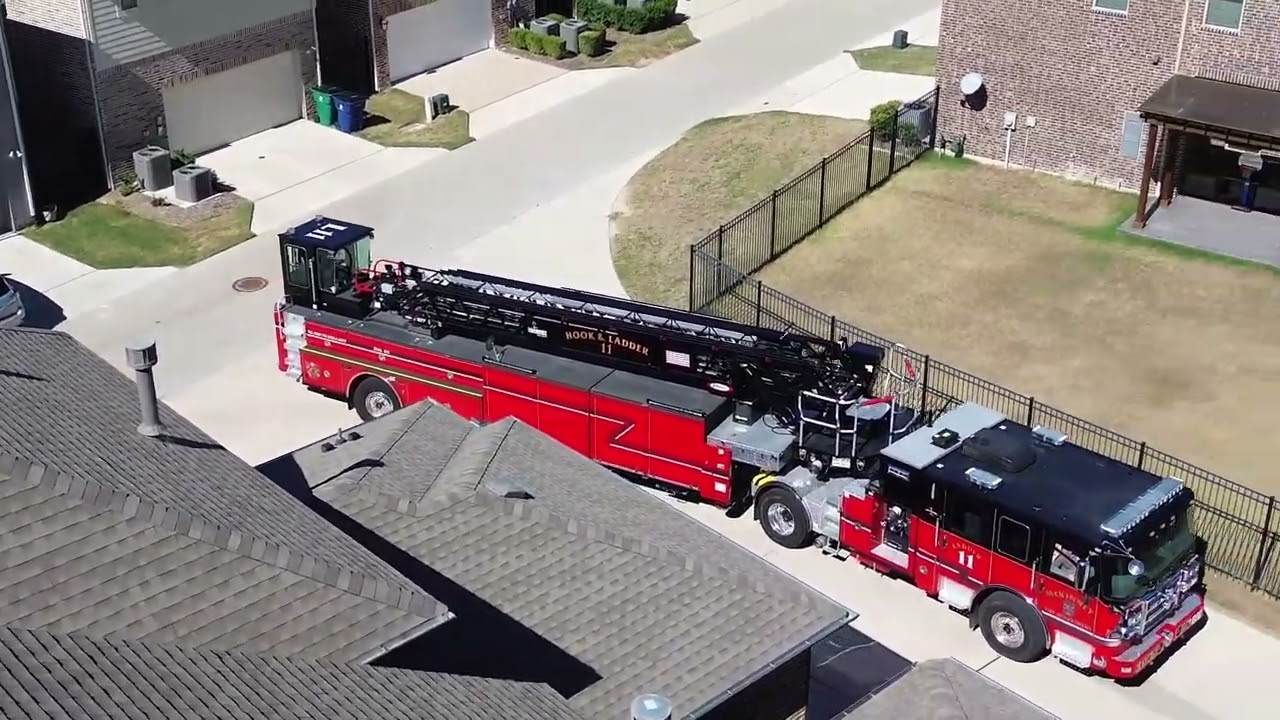 McKinney Fire Department's Tiller Truck