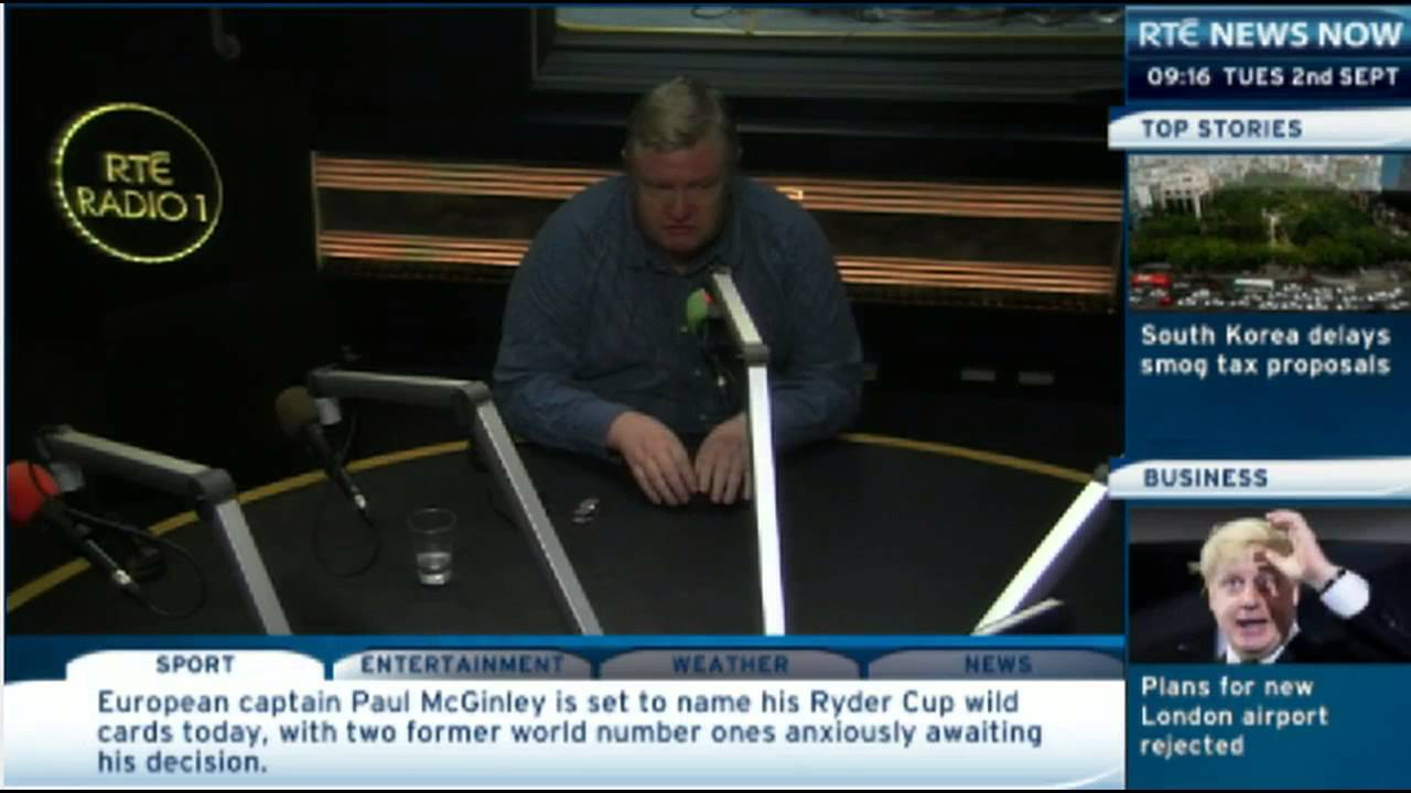 Derek Mooney on RTE's Morning Ireland