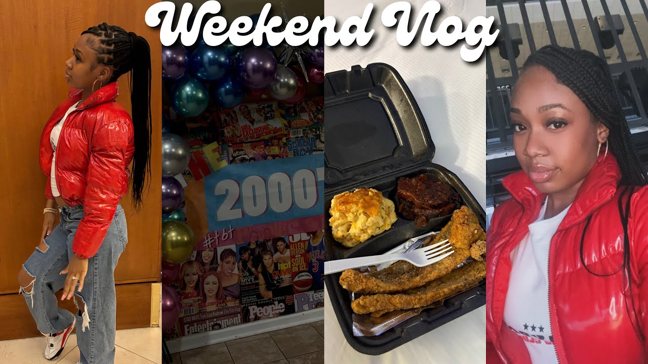 WEEKEND VLOG | Road Trip , CLT , NBA game , 2000’s  Party + More 