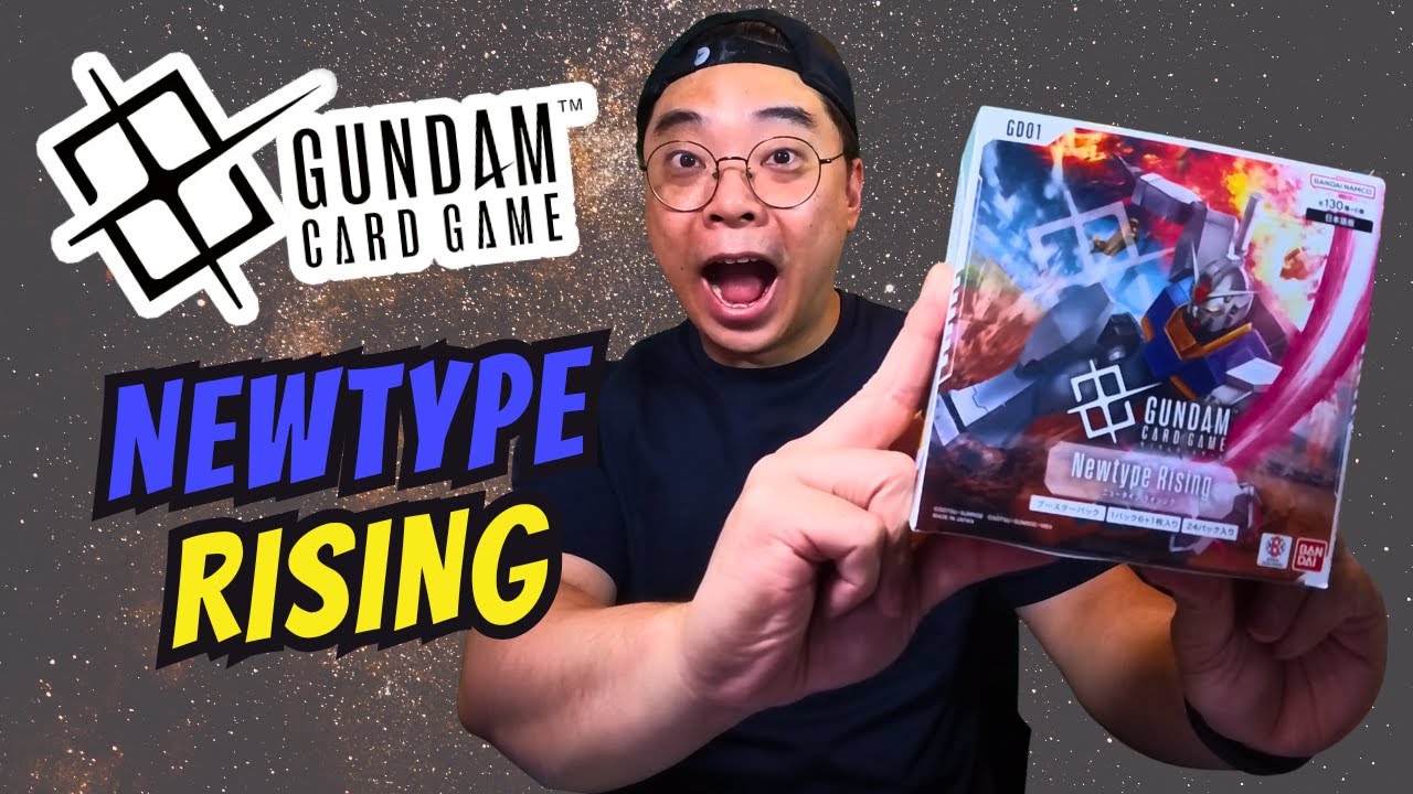 IT'S HERE! Gundam TCG GD01 Newtype Rising Booster Box Opening