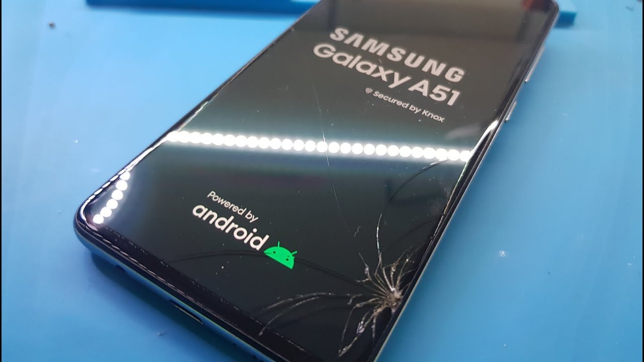 Samsung Galaxy A51 cambio de cristal glass sin abrir equipo