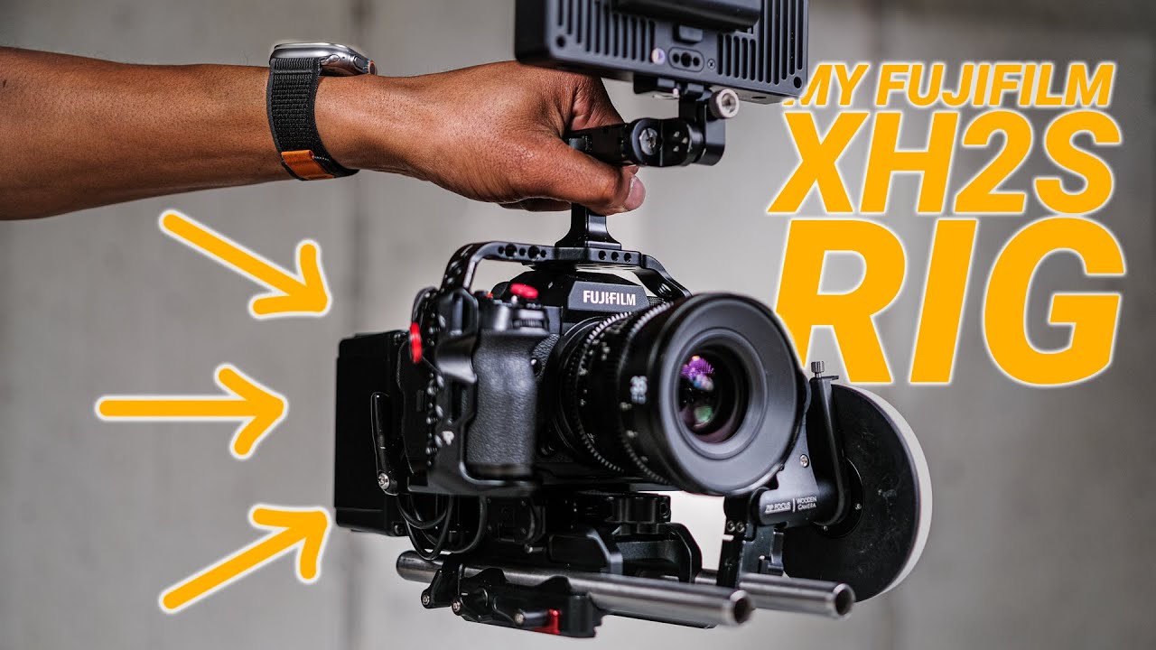 The wooden camera cage for Fujifilm XH2s