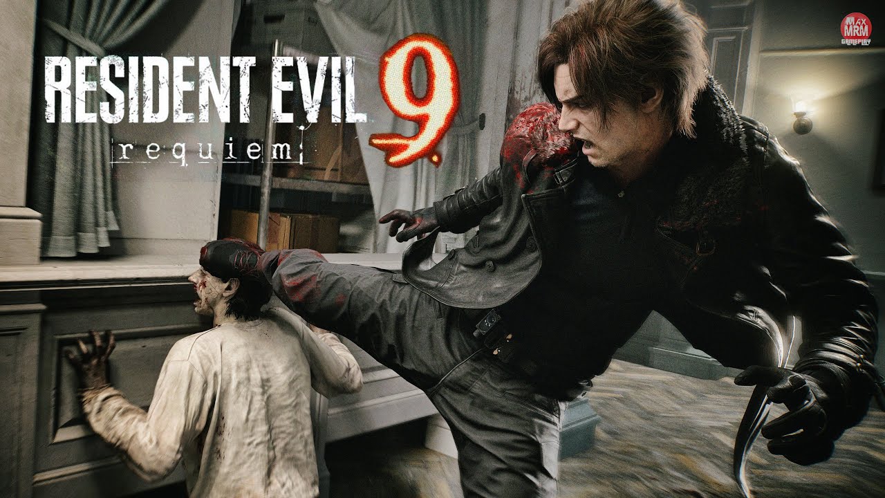 RESIDENT EVIL 9 REQUIEM - GAMEPLAY INCR&Iacute;VEL do LEON e da GRACE e MUITAS NOVIDADES!
