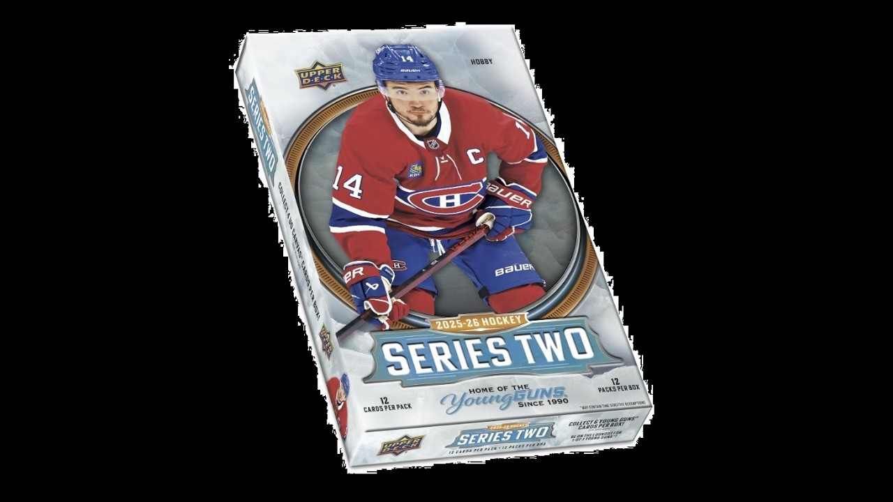 BBB#542 2025/26 UPPER DECK SERIES 2 HOCKEY HOBBY BOXbreak