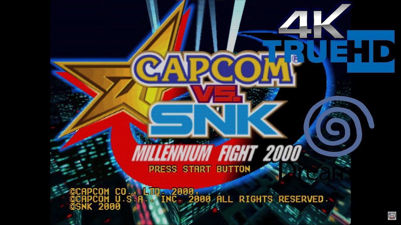 (4K 60FPS) Capcom VS SNK - Dreamcast Longplay