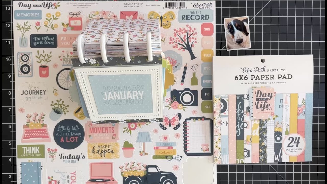 Paper Stash Smash May Easel Calendar