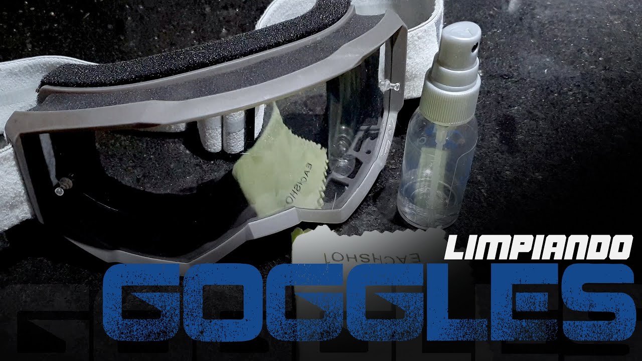 Cómo limpiar Goggles Gafas Motocross Enduro Mica Antiparras