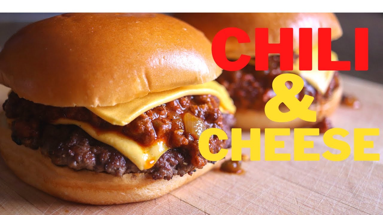 The Chili Cheese SMASH BURGER [ Chili Recipe ]