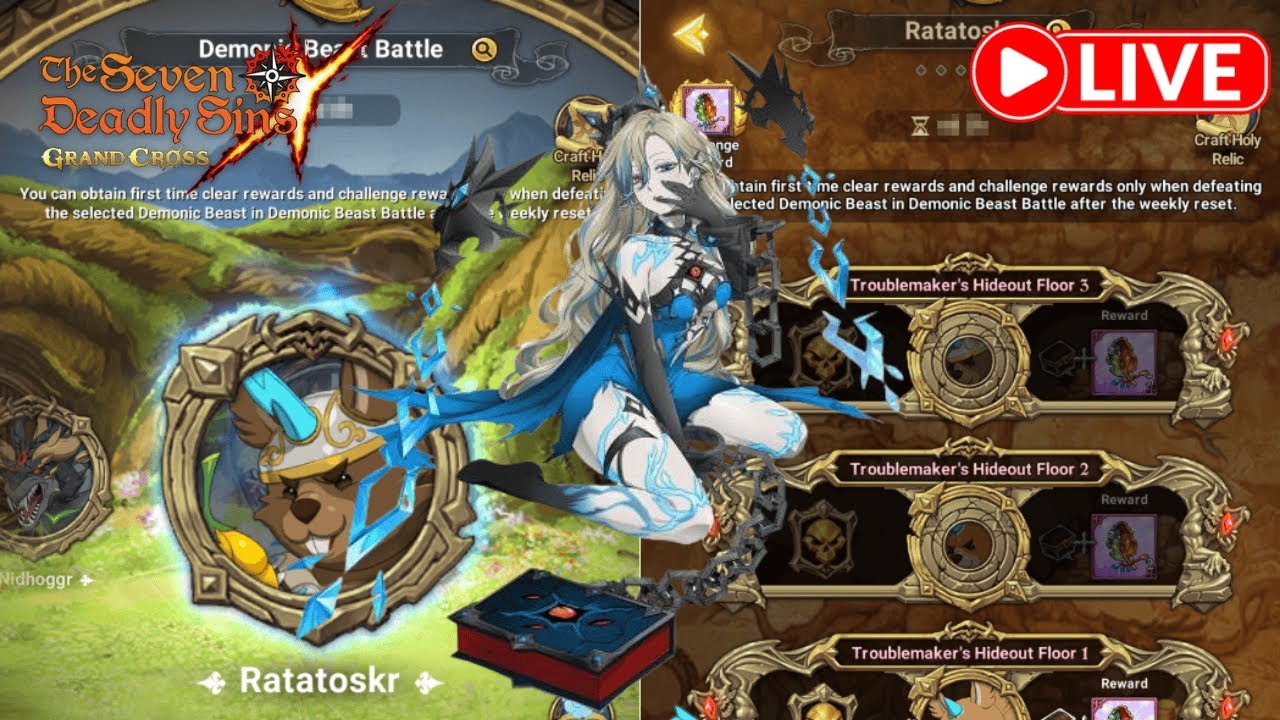 Salos Gaming, Ratatoskr sampai Floor 3, Lanjut PVP Chaos!!! [7DS Grand Cross]