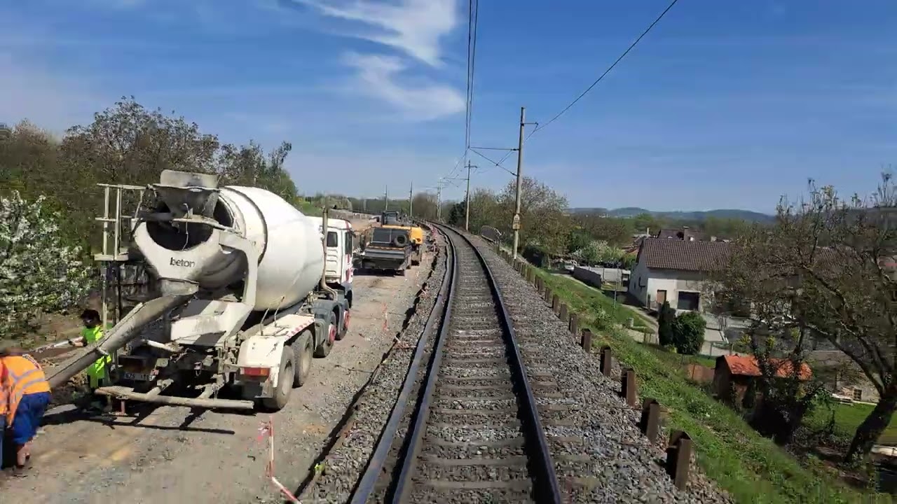 Výluka | Hranice na Moravě- Lipník nad Bečvou | 12.4.2024 / EC 126 Valašský expres (Ex2)