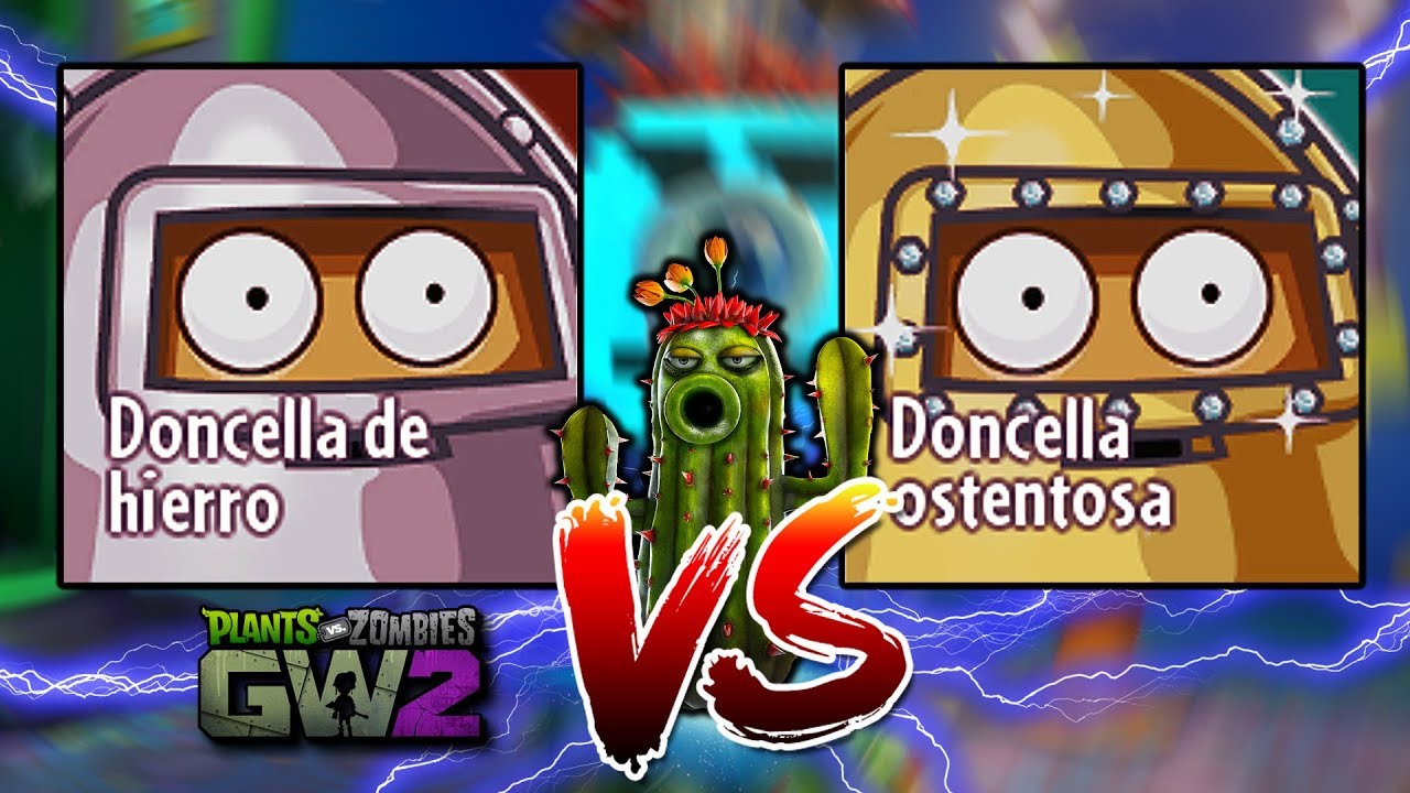 Doncella de Hierro vs Doncella Ostentosa(Nueva) HD | Plantas vs Zombies  GW2