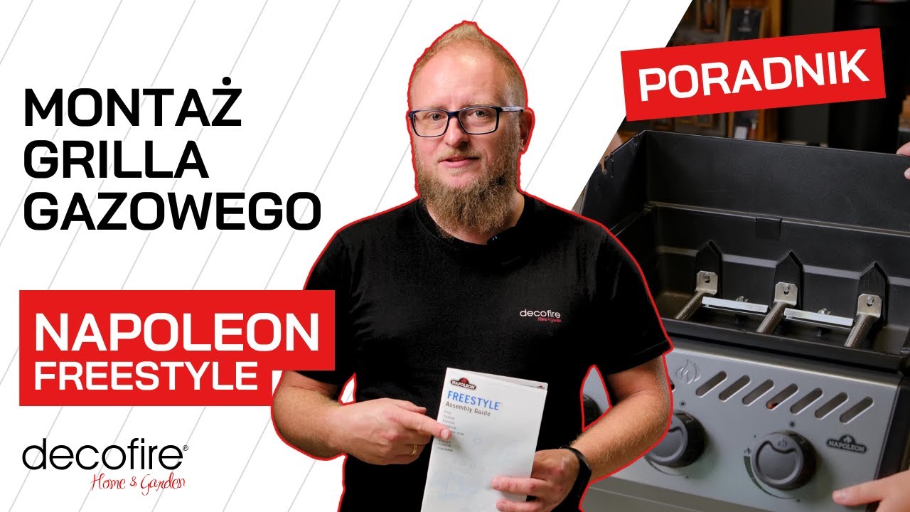 🔧 🤔 Jak złożyć grilla Napoleon Freestyle? Montaż grilla gazowego | DECOFIRE