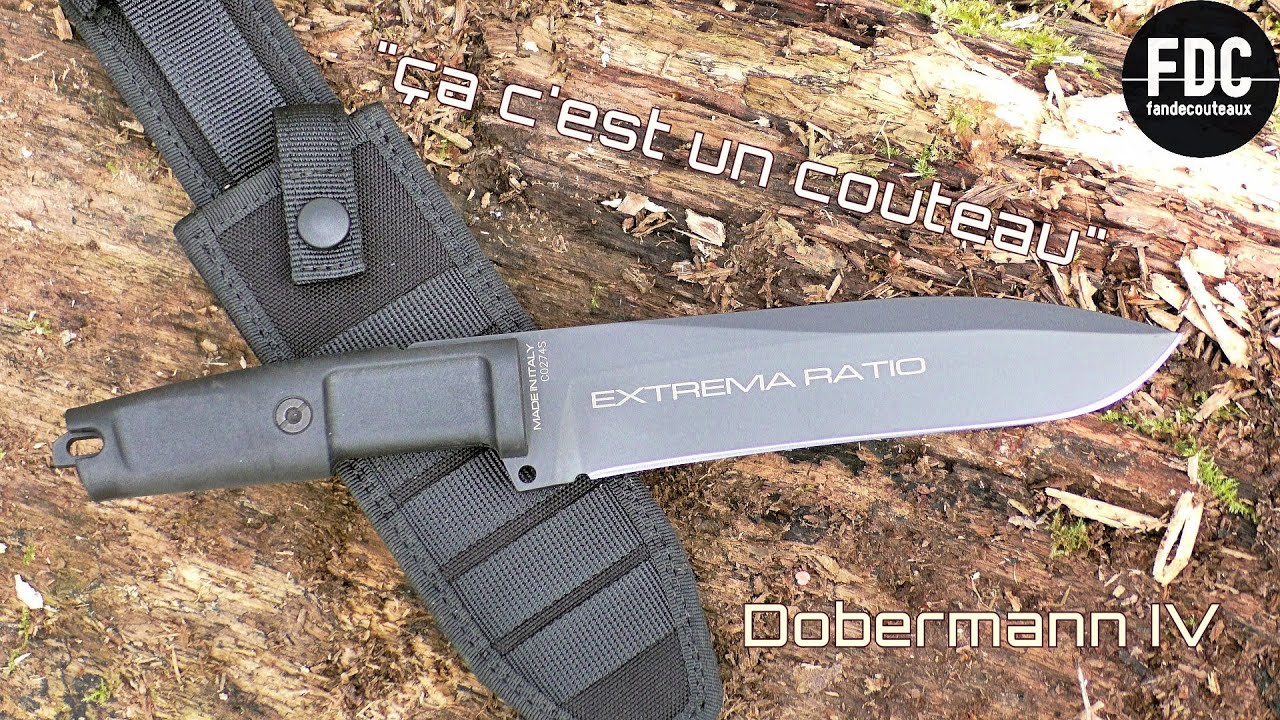 EXTREMA RATIO Dobermann IV - Couteaux tactiques mais pas que...