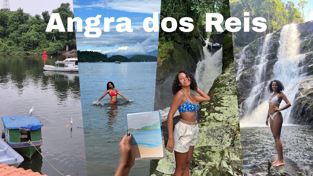 Angra dos Reis vlog: praia do laboratório, cachoeira da melancia e do crepúsculo, paraty & mais