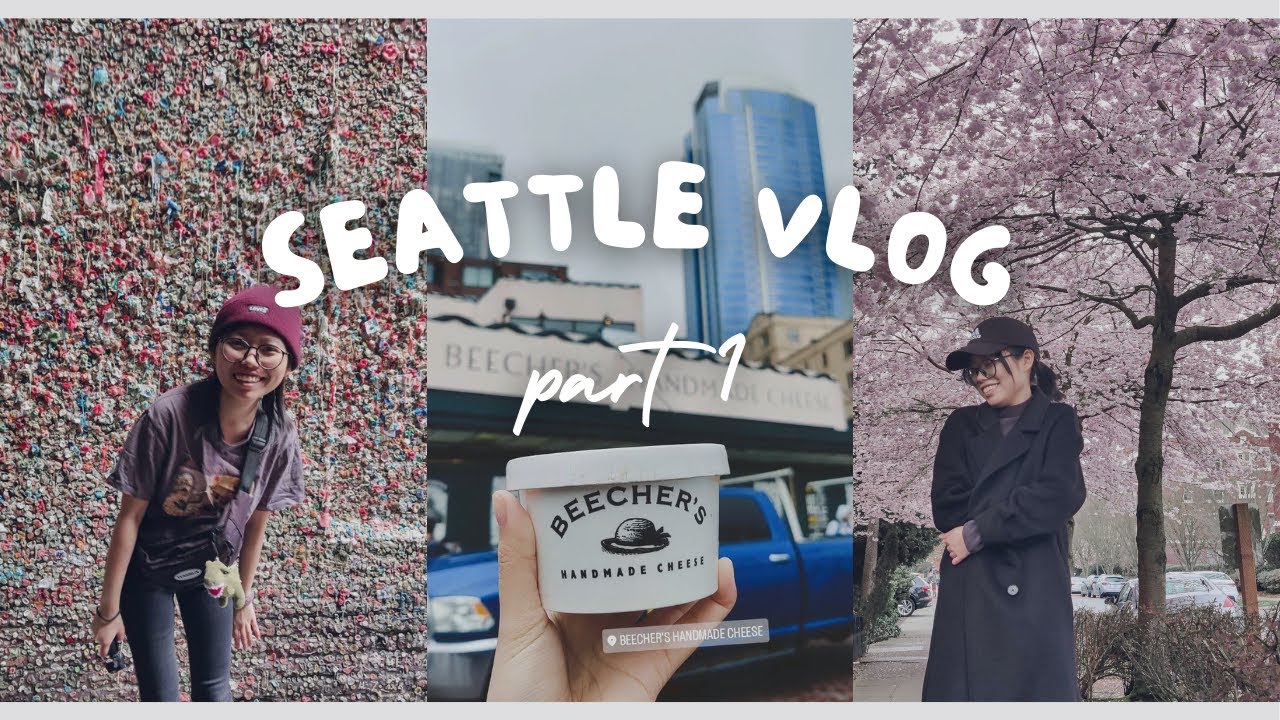 Wings Vlog | 2024 SEATTLE TRIP EP.1 | 西雅图 CITY WALK，口香糖墙，派克市场，超推荐西雅图地下城之旅！