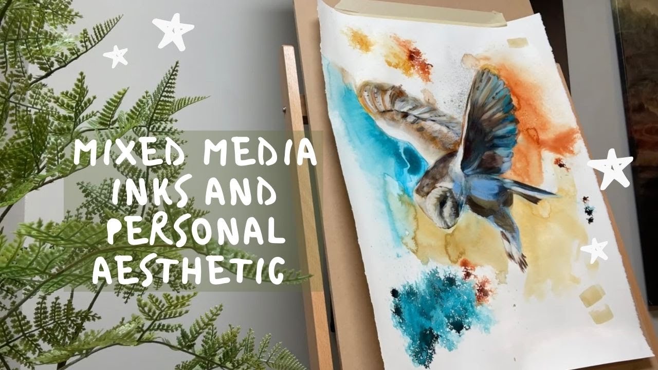 Mixed Media Inks and Personal Aesthetic Week 2 - Milan Art Institute Mastery Program