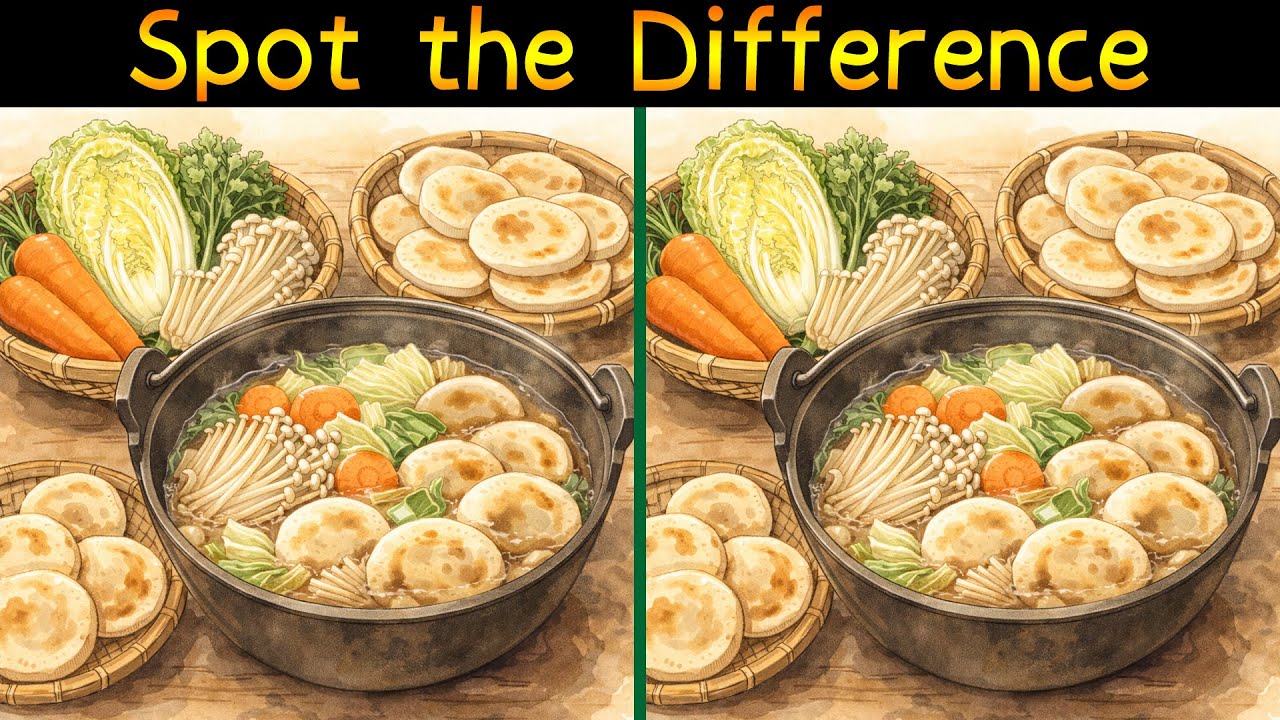 Spot the Differences in an Illustration of Aomori Prefecture Tourism in Japan