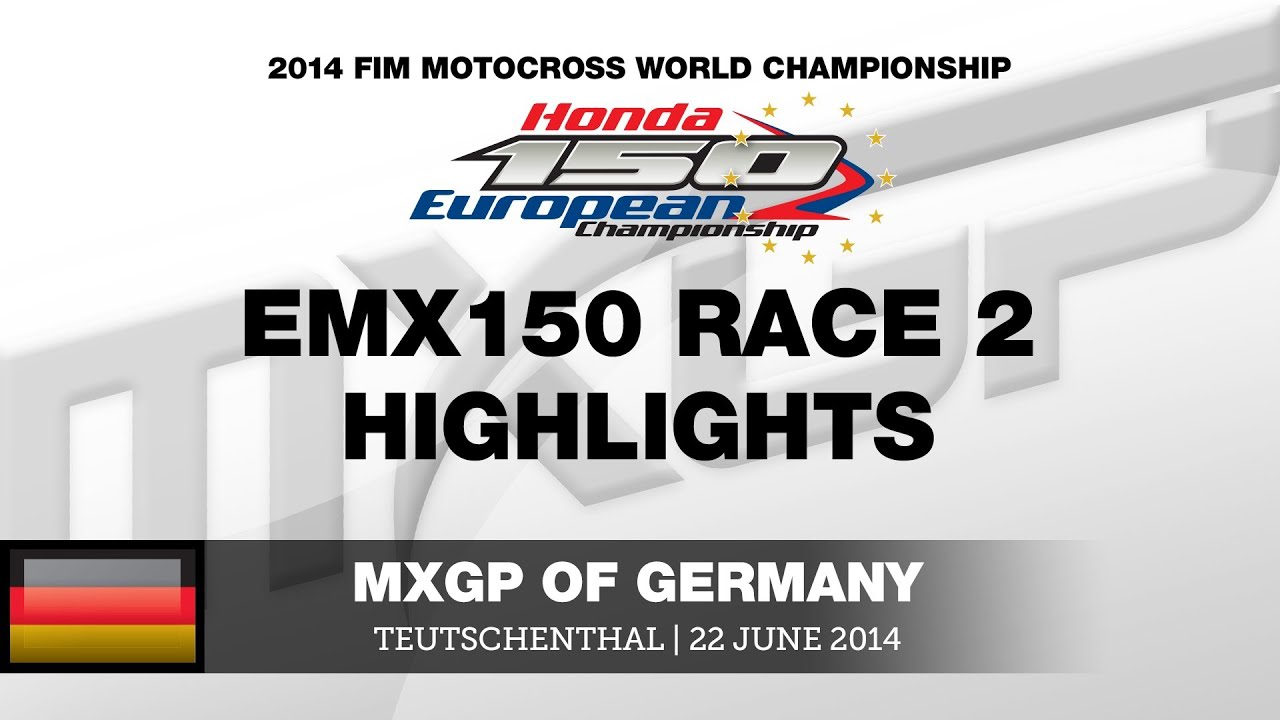 EMX150 of Germany 2014 Race 2 Highlights - Motocross