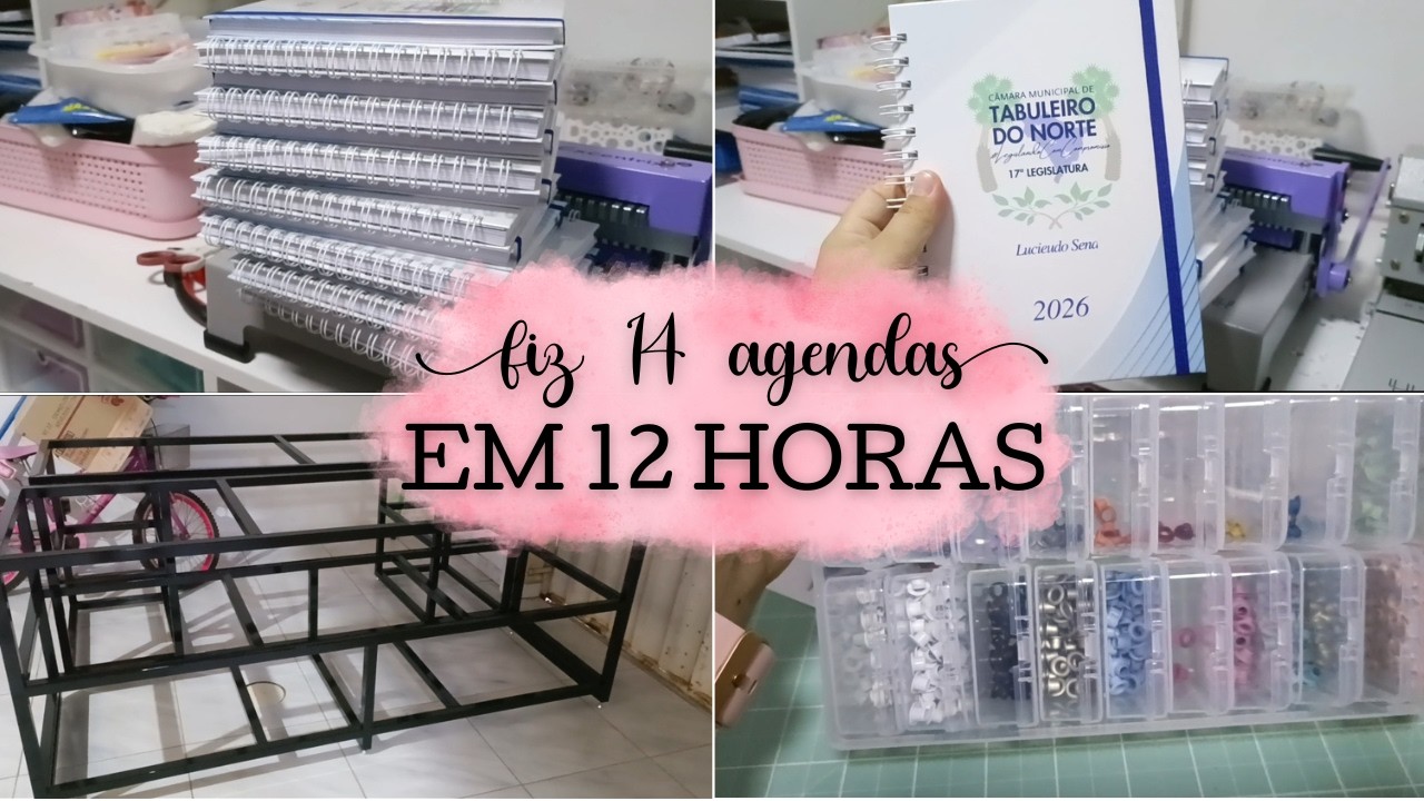Desafio na Produção: 14 Agendas em 12 horas | Mais algumas novidades no ateliê | Organizando Insumos
