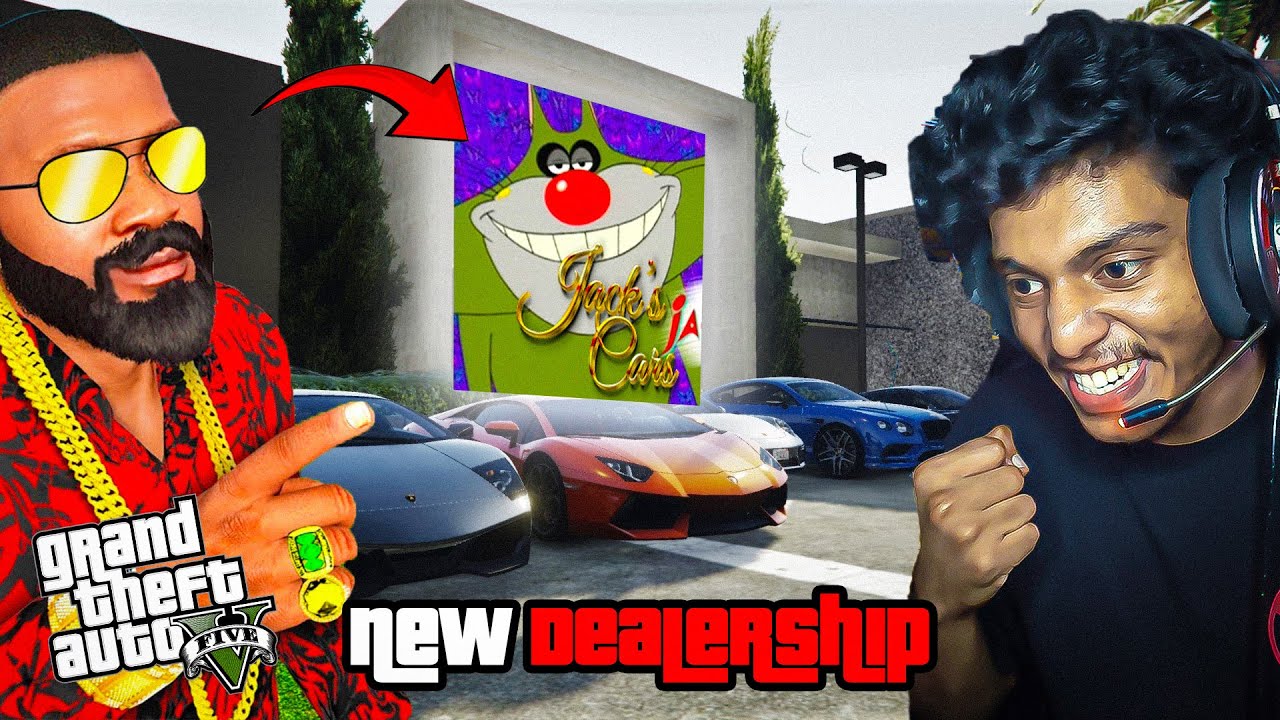 GTA 5 : Oggy started New Dealership and crashed Helicopter !