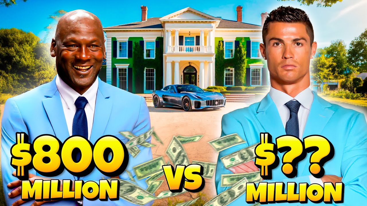 Cristiano Ronaldo vs Michael Jordan - Who is RICHER?