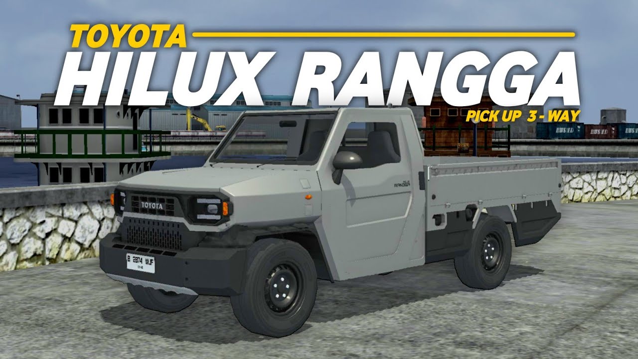 TOYOTA HILUX RANGGA PICK UP 3-WAY | Rilis Mod Bussid