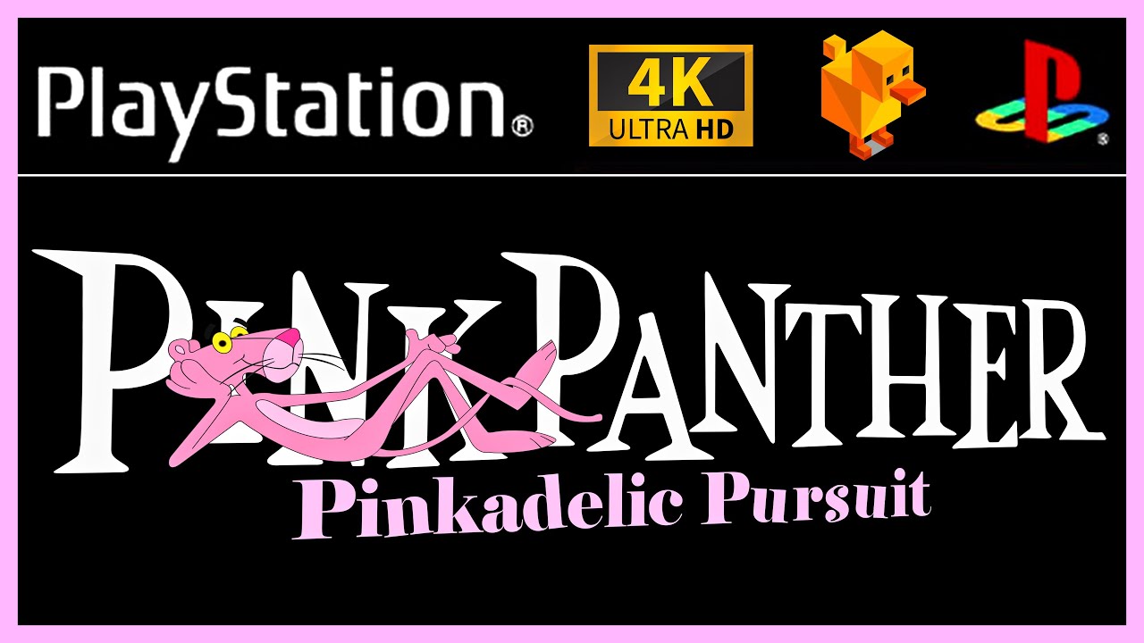 Pink Panther: Pinkadelic Pursuit (Playthrough) Duckstation 4K UHD