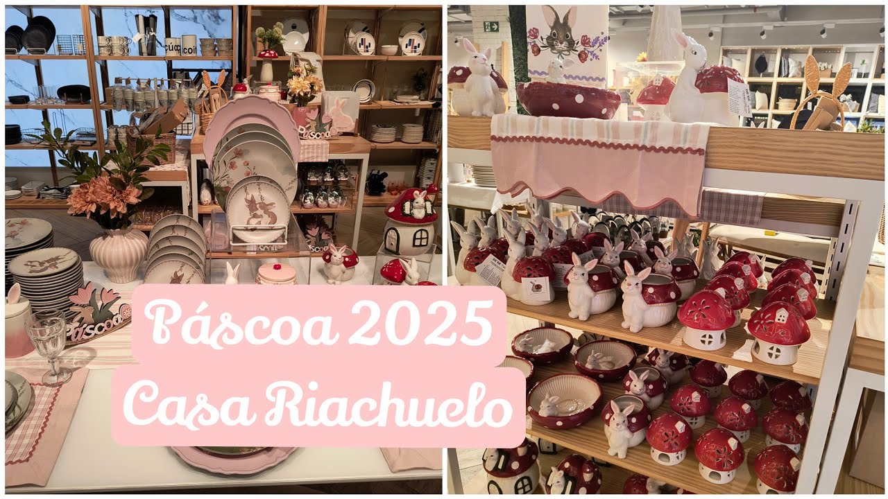 Linda decoração de Páscoa 2025 da Casa Riachuelo