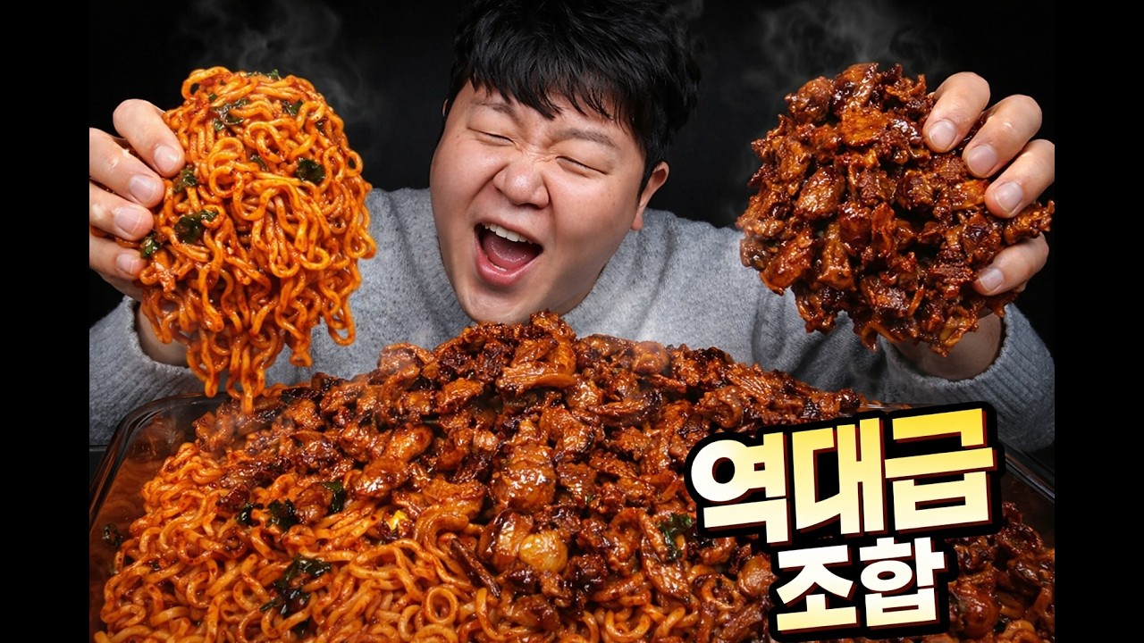 스파게티&제육, 이 조합이 이렇게 맛있다고?!