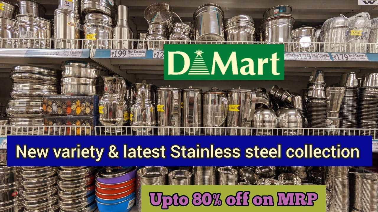 Dmart latest offers upto 50% off on many amazing & unique stainless steel collection, useful gadgets
