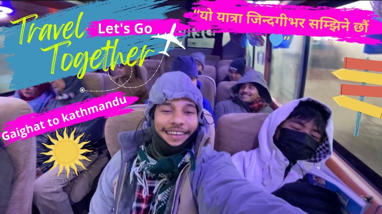 Gaighat बाट Kathmandu – साथीहरूसँगको यादगार यात्रा 🚌#vlogs 