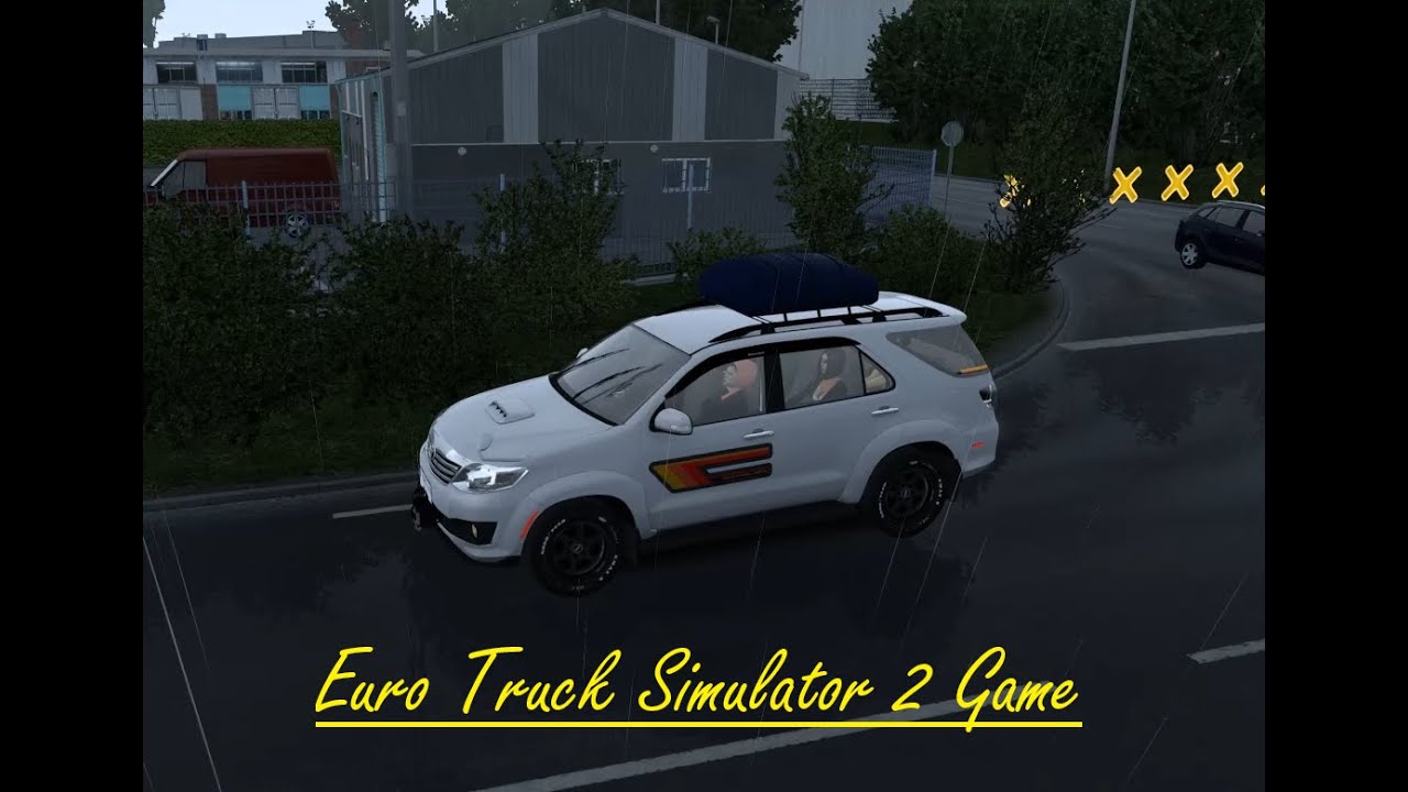 ETS2 [1.55]Gameplay- Driving Toyota Fortuner Car in France with Migrating Passengers...