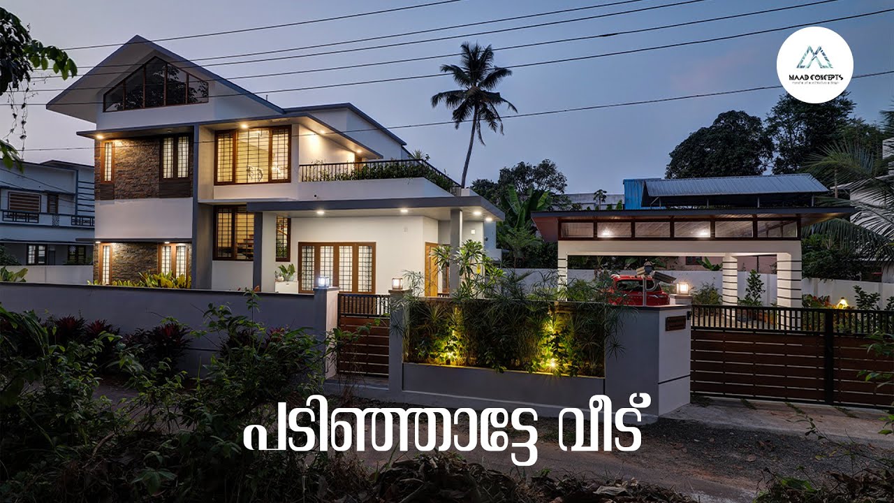 2600 sq.ft 4BHK Modern Tropical Home | MAAD Concepts | Mr. Rustem Ranganathan Residence,Pookattupady