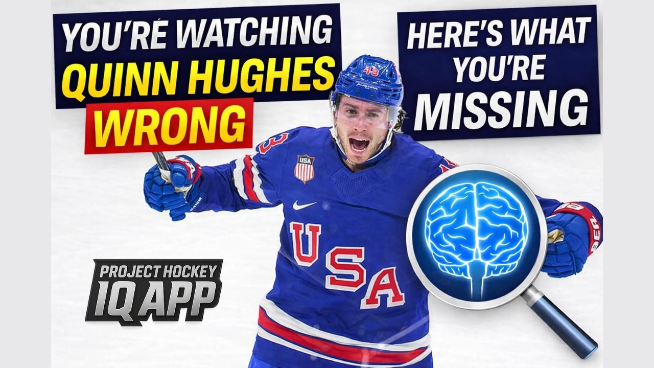 Quinn Hughes Thinks 3 Steps Ahead… That’s Why He’s Elite 🧠🏒 Period 2 Shift 15 Project Hockey IQ