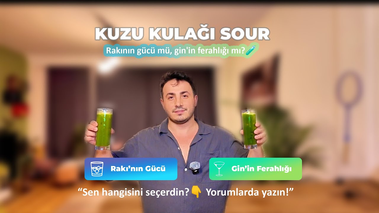 Kuzu Kulağı Kokteyl Nasıl Yapılır ?🍸 Rakı mı Gin mi? Ninja Blender ile Pürüzsüz ve Dengeli Bir Sonuç